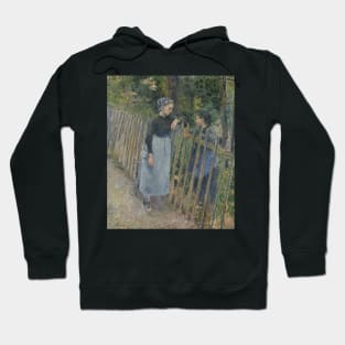 Conversation by Camille Pissarro Hoodie